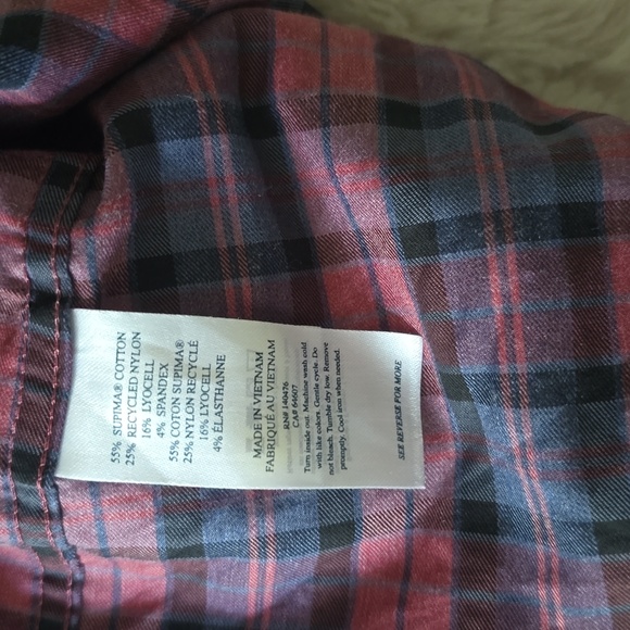 Faherty Mens Medium Movement Shirt - Picture 3 of 3